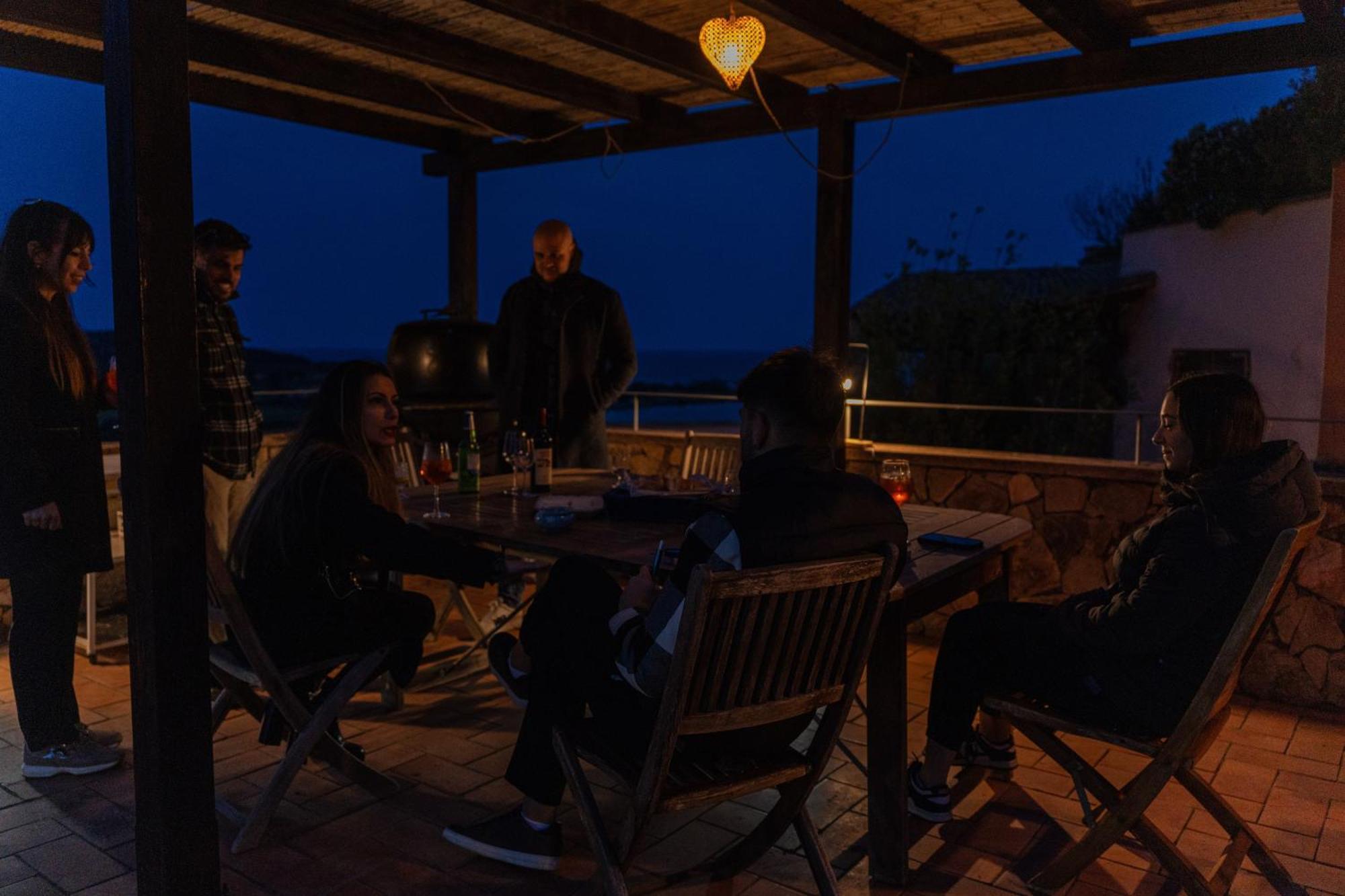 Residenza Del Barone Villa Zoe Chia - Vista Mare Bagian luar foto