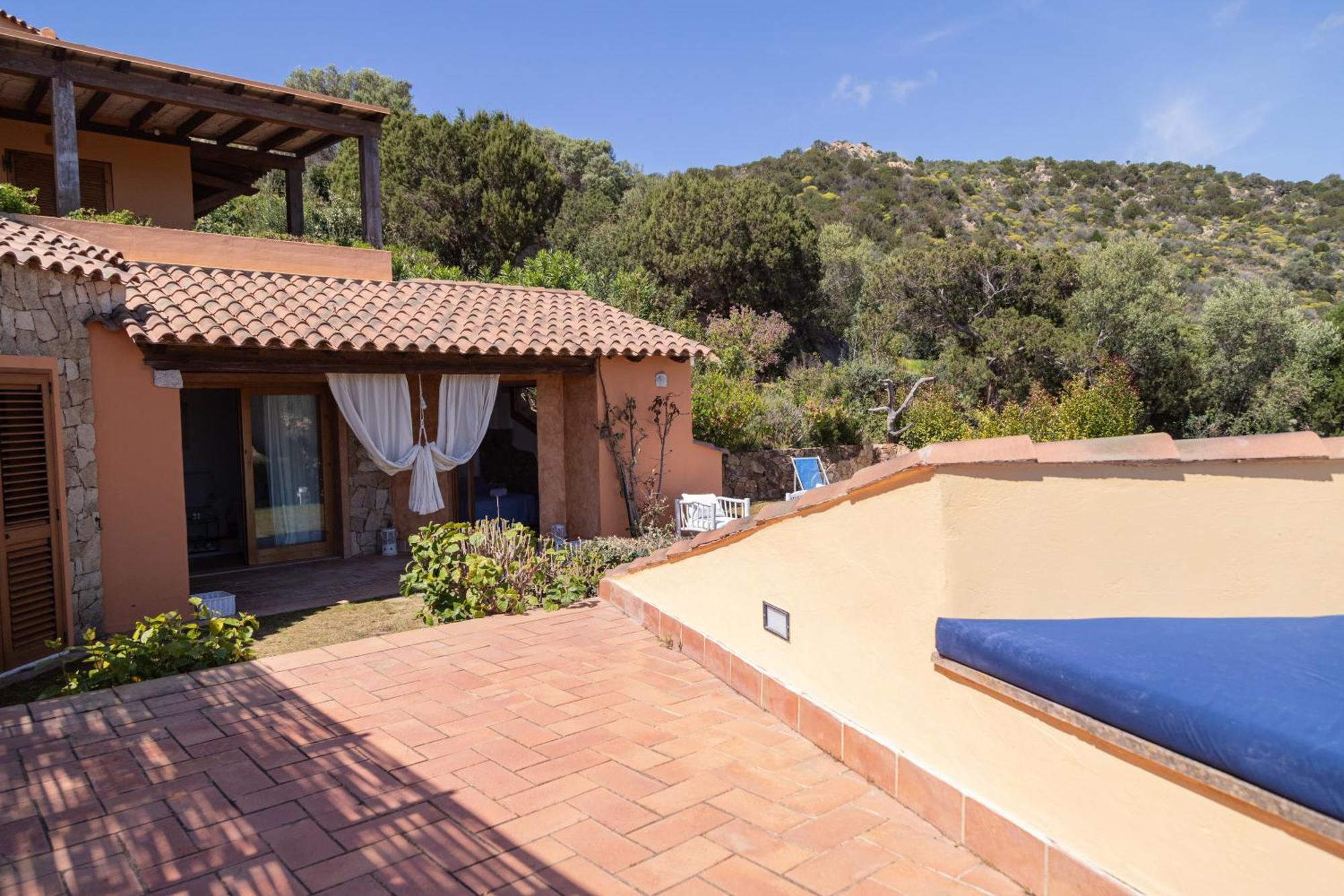 Residenza Del Barone Villa Zoe Chia - Vista Mare Bagian luar foto