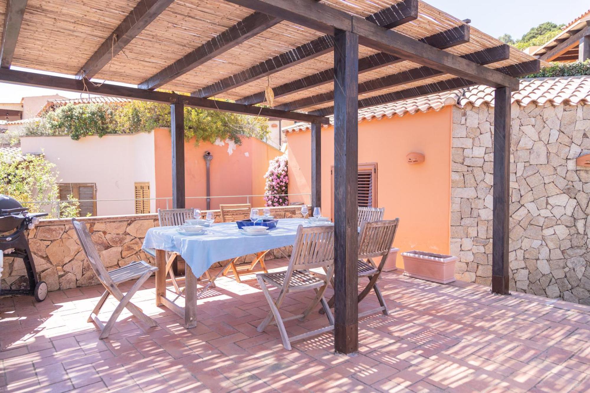 Residenza Del Barone Villa Zoe Chia - Vista Mare Bagian luar foto
